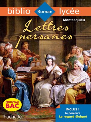 cover image of BiblioLycée--Lettres Persanes, Montesquieu